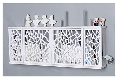 Wireless Router Storage Box Wall Shelf Wall Hanging Multimedia Decorative Cover Lengthened WiFi nizer with Cable Management