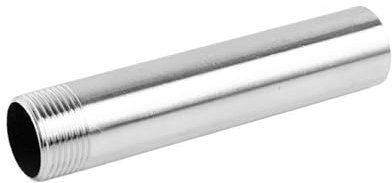 316L stainless steel single wire 100mm extended outer wire straight through water pipe round pipe direct welding joint 4 minutes 6 minutes 1 inch seamless pipe(G1)