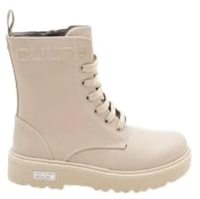 Cult Young Stivaletto Donna, Sintetico, Beige, Altezza Tacco 4 cm, Plateau 2.5 cm (beige, regular, Sistema Taglie Calzature EU, Adulto, Numero, Media, 40)
