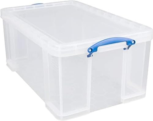 Really Useful Box Boîte à fiche en polypropylène 64 L Transparent