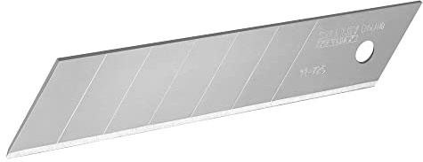 Stanley FatMax Abbrechklingen 2-11-725 (25mm, Ersatzklingen für Cuttermesser, patentierte & induktionsgehärtete Schneide, ideal zum Schneiden von Karton, Leder, Kunststoff, 10 Stück im Spender)