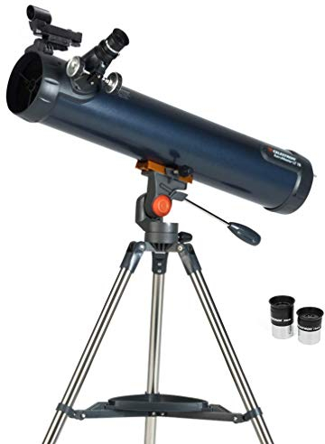 Celestron 31036 AstroMaster LT 76AZ Newtonian Reflector Telescope, Dark Blue