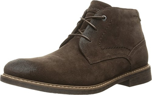 Rockport mens Classic Break chukka boots, Dark Brown Leather, 9 Wide US