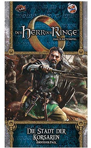 Asmodee | Fantasy Flight Games | Der Herr der Ringe: LCG – Die Stadt der Korsaren | Erweiterung | Kartenspiel | Deckbau | 2 Spieler | Ab 14+ Jahren | 30+ Minuten | Deutsch