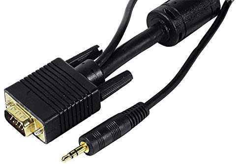 CONECTICPLUS Câble VGA + Audio 20m Noir