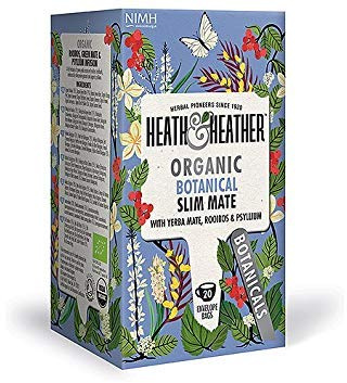 Heath & Heather Organic Rooibos Slim Tea 20 Bags Standard Tea Bag Size