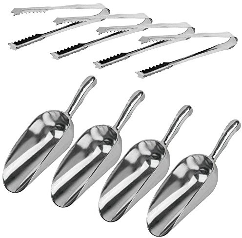 Top Star Sweet Jar Accessory Set - 4 x Scoops, 4 x Tongs