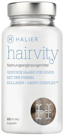 HAIRVITY Haar-Vitamine und Mineralien für Frauen, Aminosäuren hochdosiert für das Haarwachstum, Haarpflege-Nahrungsergänzungsmittel, Multivitamintabletten, Haarnahrung und -behandlung, 60 Kapseln
