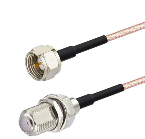 DVB-T2 ATSC Digital TV HDTV Antenna RG316 Cable F Type Male to Female Cable 3 feet USA Shipping