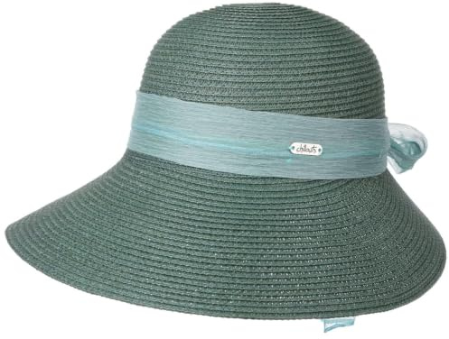 CHILLOUTS Lafajeta Sonnenhut Damenhut Sonnenvisor Visor Sommerhut Strohhut Damen - mit Schirm Sommer Frühling-Sommer