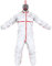Tuta di Protezione Chimica SafeComfort Modello T | PPE Cat. III Tipo 4b/5b/6b, con Cappuccio, Cuciture Nastrate, Cerniera a Due Vie, a Tenuta di Particelle e Spray (L)