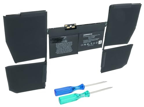 vhbw Batería Compatible con Apple MacBook 12 Inch Retina A1534(EMC 2746) Notebook (5200 mAh, 7,6 V, Li-Poli)