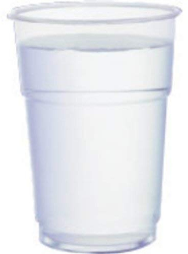 We Can Source It Ltd - 1000 x Polypropylene Plastic Flexi Clear Half Pint Glasses 10oz with CE Markings - Strong Disposable Beer Glass Tumblers for Outdoor Parties and Events