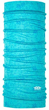 P.A.C. Merino Wolle Multifunktionstuch, Unisex | Weiche Merinowolle reguliert die Temperatur, wärmt im Winter und kühlt im Sommer