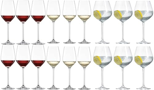 Schott Zwiesel 119225 Fortissimo Lot de 18 flûtes à champagne