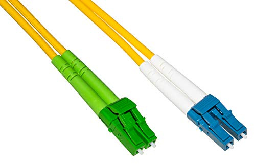 Cavo Fibra Ottica Lc Apc a Lc Upc Singlemode Duplex Mt.5