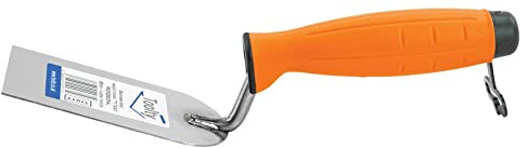Toolty Stainless Steel Margin Trowel, Wall Putty Trowel, Plastering Trowel, Finishing Trowel - 60mm - for Brickwork and Plastering - Rubber Handle, DIY - TLTY-1701T