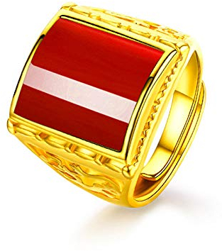 Einstellbare Ring Frauen,Gold Quadratischer Roter Achatstein Unisex Verstellbarer Offener Knöchel Schwanzring Fingergelenk Zehenring Schmuck Für Frauen Mädchen Geschenk Hochzeit Verlobung Muttertag