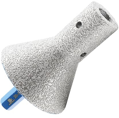 Diamant Fasenbohrer 20-50mm - BRSCHNITT Diamant Fingerfräser Vergrößerung Vorhandener Löcher in Porzellan Keramik Fliesen Marmor Granit Sechskant-Schaft