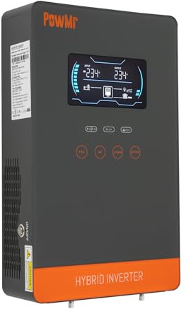 Hybrid Wechselrichter 48V DC auf 220V AC 6.5 kW 150A Solar Ladegerät Reiner Sinus Spannungswandler Solar Inverter MPPT Solarladeregler, Solar Wechselrichter für Wohnmobil, Haushalt, Solaranlage