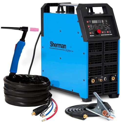 Sherman DIGITIG 315 GD AC/DC 400V - Profi 315A WIG Schweißgerät AC DC Puls - PWM-Technologie: Pulsweitenmodulation - HF-Zündung Inverter WIG Puls Schweißgerät - Set:Solo