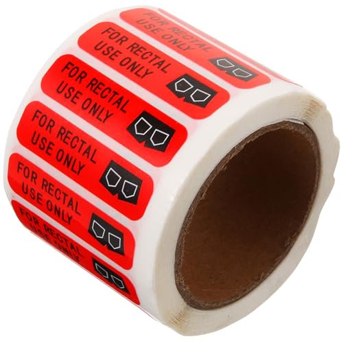 iplusmile 500er-pack Aufkleberrolle Für Den Rektalen Gebrauch Dekorative Halloween-etiketten Nur Für Den Rektalen Gebrauch