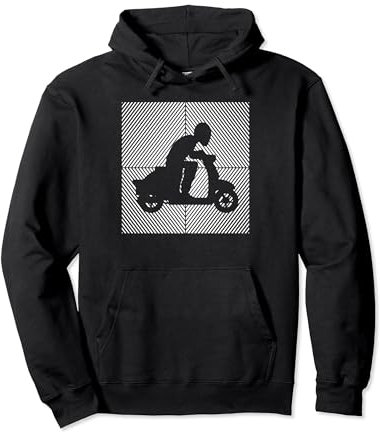 Rollerfahrer Mofa Moped Scooter-Fahrer Motorroller Pullover Hoodie