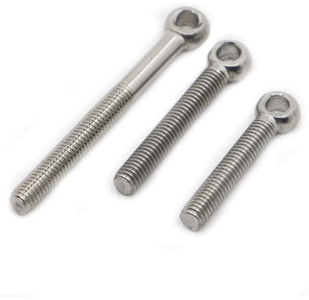 PZEOB Augenbolzen 1/5 Stück Hebeösenmutter M5 M6 M8 M10 M12 304 Edelstahl Ankerbolzen Augenbolzenbolzen Gelenkhebeösenschraube Sicher und robust