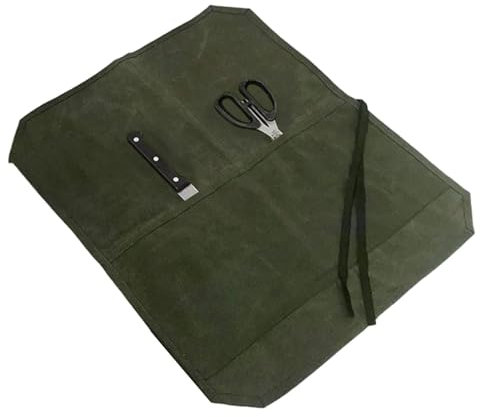 Stronrive Knives Roll Case, Multi-Purpose Knives Holder Roll Bag, Chef Knives Roll Bag, Portable Chef Knifes Cases, Knifes Pouch Holders with 7 Slots Hold Home Kitchen KnifesTools