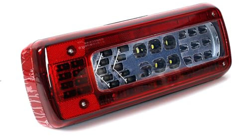 LXBSXY Maßgeschneidert PKW-Anhänger Rücklicht Für Volvo FH 460 FMX 500,Kennzeichenbeleuchtung, Bremslicht Nebelschlussleuchte, Rückstrahler, Positionslicht Zubehör
