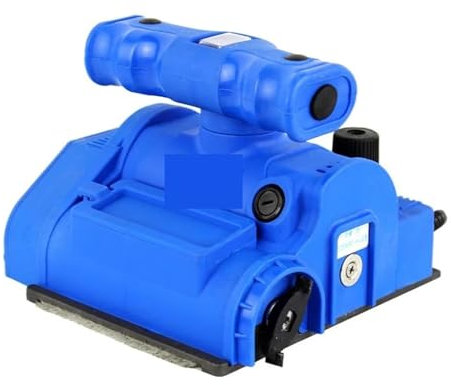 Macchina elettrica per scanalature a muro, Piallatrice elettrica for pareti Eliminapolvere for pareti Stucco Grigio Eliminapolvere elettrica for pareti Senza polvere Rinnovamento di vecchie pareti Ras