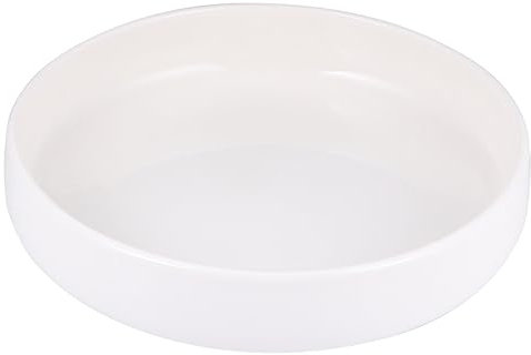 COLLBATH Servierplatte Deckel Aus Keramik Für Vorspeisen Desserts Und Obst Praktisches Tablett Für Küche Und Speisen Robustes Keramikmaterial