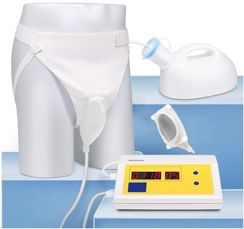 Urine Collector Silicone with 2000 ml Urinal Fully Automatic Recognition Reusable Wearable for Elderly Man