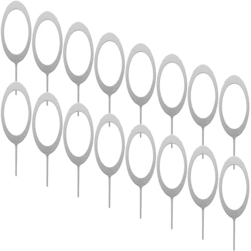 jojofuny 100 Piezas Aguja para Extraer Tarjeta Sim De Teléfono Móvil Pin De Extracción De Tarjeta Antipérdida Pin Sim Pequeño y Portátil Herramienta De Expulsión Conveniente para Uso Diario