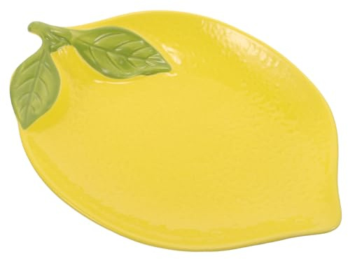 PHENOFICE Multifunktionale Keramikschale in Zitronenform Geeignet Für Ramen Und Obstsalate Leicht Zu Reinigen Für Familie Und Gäste