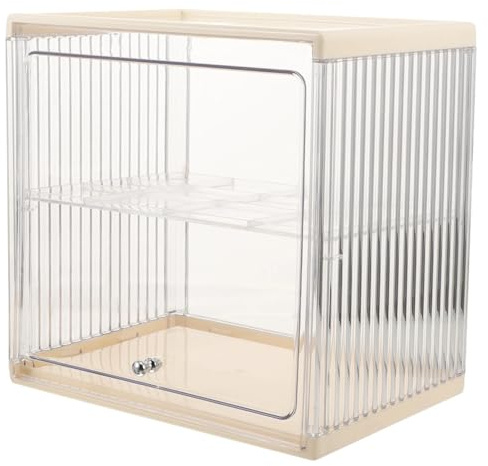 LYXYGMV Contenitori di plastica for Lo stoccaggio, Doppio Strato, Contenitore for Il Pane da Cucina, Porta Pane, Organizer da Cucina Adatto per Pane Tostato, Pane E Biscotti