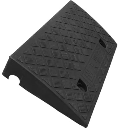 SOPOTUTU Rampa per Soglia Auto in Plastica Nera, Resistente e Facile da Installare, per Gradini e Marciapiedi, Rampe per Carico e Disabili