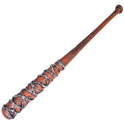 LOVIVER Gefälschter Baseballschläger, Halloween-Requisite, Kostümzubehör, Sammlung, Cosplay-Requisitenspielzeug für Bühnen-Zombie-Dekoration, Horror-Fans