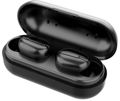 MUELODSIC Auricolari wireless impermeabili con microfono cuffie sportive con capsule in silicone morbido bassa consumo energetico e riduzione rumore per attività outdoor