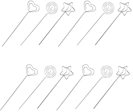 Hemobllo 30 Unidades Unidades Soporte Metálico para Tarjetas con Base Clips para Fotos y Números de Mesa Portatarjetas Decorativos para Bodas Fiestas y Cumpleaños Diseño Floral Elegante