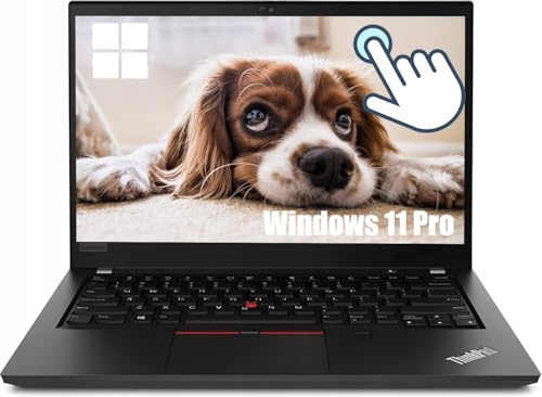Lenovo Thinkpad T490 avec écran tactile portable, 14 FHD, Intel Core i5-8365U, 16 Go de RAM, 256 Go SSD, clavier QWERTY américain, Windows 11 Pro (reconditionné)