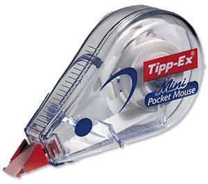 tipp-ex 2 x Mini Pocket Mouse Korrekturroller Roller 5 mmx5 m Ref 812870