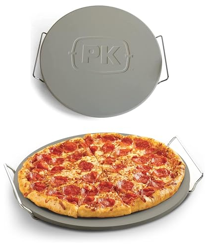 PK Grills PK99070 Pizzastein, rund, Keramik