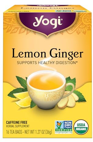 Yogi Tea Lemon Ginger Tea Bags, 16 ct