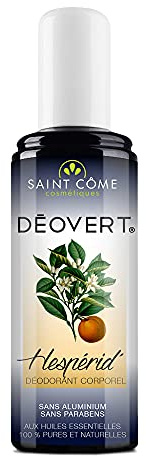 Deovert Hesperid’ - Déodorant Corporel - Aux Huiles Essentielles 100% Pures Et Naturelles - 100 Ml