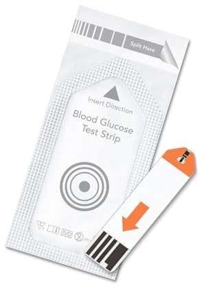 50 strisce per test di zucchero nel sangue per dispositivi di misurazione GL44
