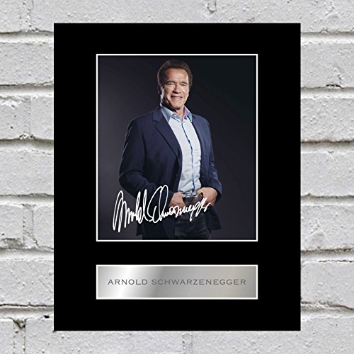 Arnold Schwarzenegger Signiert Foto Display