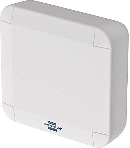 Brennenstuhl BrematicPRO Smart Home Temperatur- und Feuchtigkeitssensor | Für innen und aussen, Funk Temperatur-Sensor, Feuchtigkeitsmelder, Ablesen der Daten über App