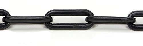 25m Marwotec Absperrkette schwarz - 6mm Kette - Kunststoffkette 25m im Beutel