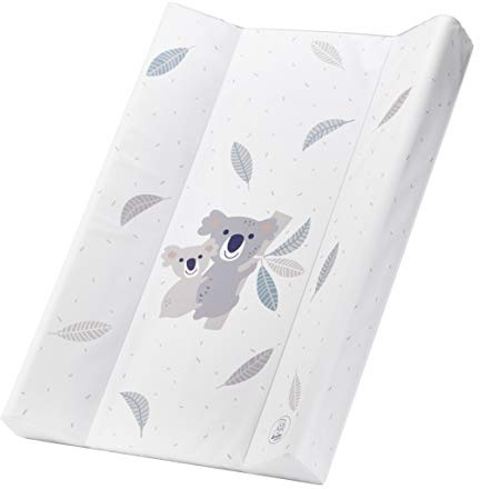 Rotho Babydesign 20099 0001 CQ Materassino Impermeabile per Cambiare Pannolini - Wedge Changing Pad, 70 x 50 cm, Multicolore (Bianco con Koala)